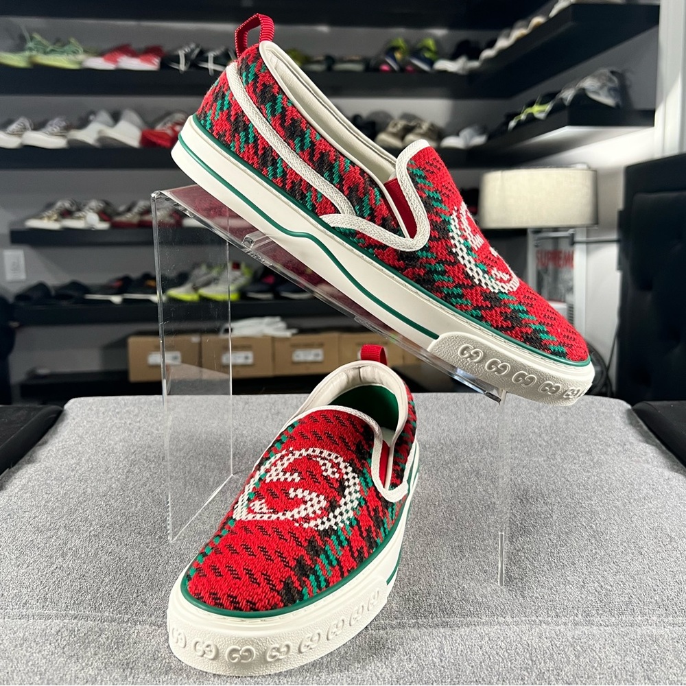 🍎GUCCI TENNIS 1977 SLIP ON SNEAKER🍎 - Picture 1 of 11
